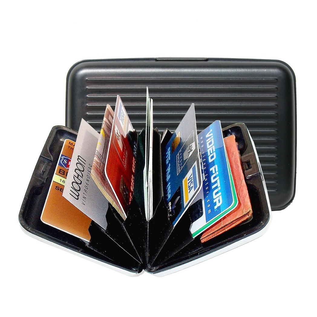 OGON Aluminum Wallet - Black